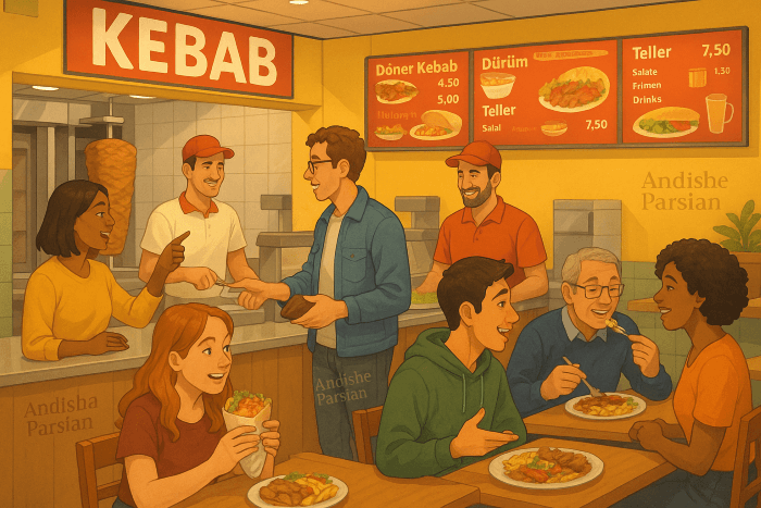 زفان: آلمانی در کبابی